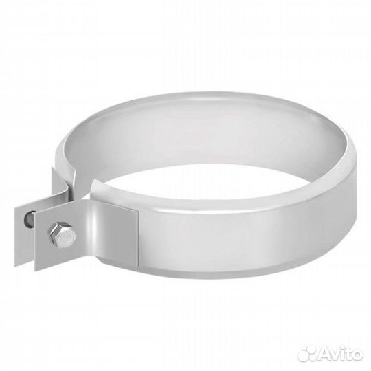 Хомут Везувий нержавейка, aisi 430/0,5мм) 115 мм)