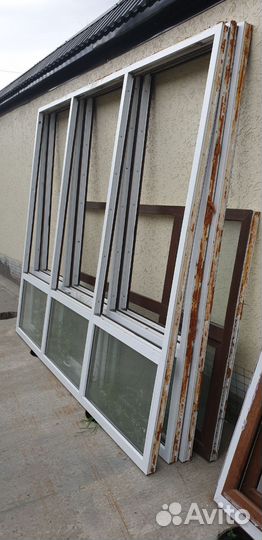 Пластиковые окна витражи бу