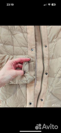 Куртка с натуральным мехом и шерстью 42-44