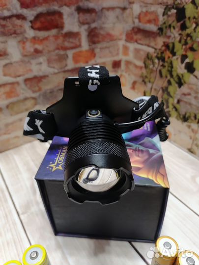 Самый мощный налобный фонарь 3000метров