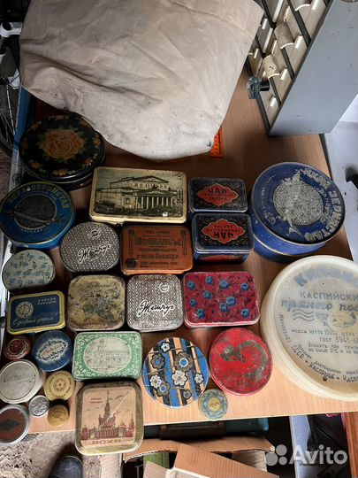 Жестяные банки СССР цена за все