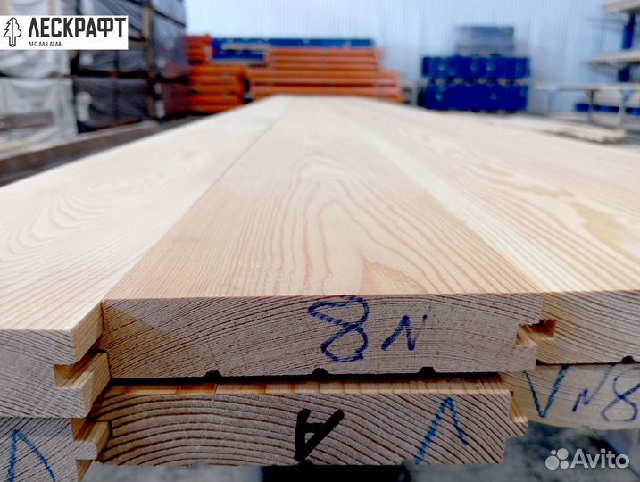 Доска пола 27*141*4000 мм сорт A лиственница