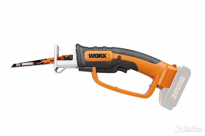 Пила сабельная аккумуляторная worx WG894E.9 без акк и з/у