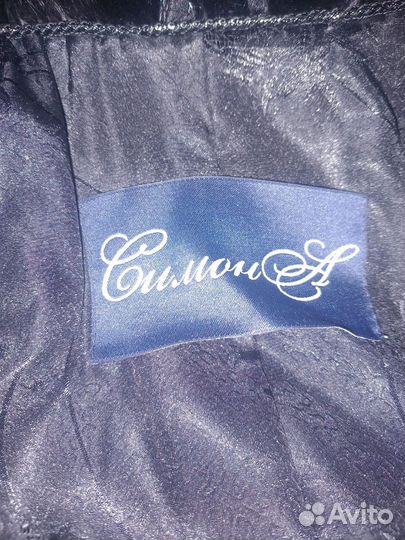 Шуба норковая 46 48 черная