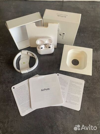 Беспроводные наушники apple airpods 3