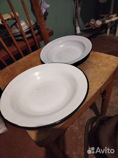 Эмалированное блюдо СССР