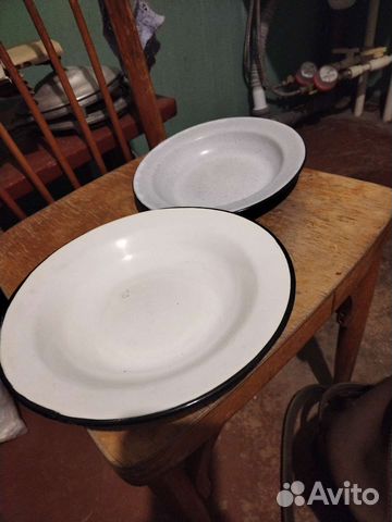 Эмалированное блюдо СССР