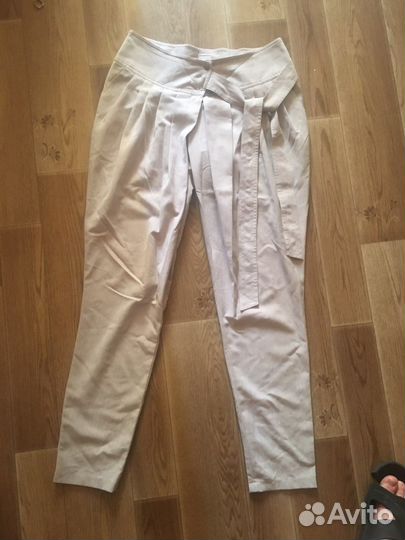 Брюки льняные