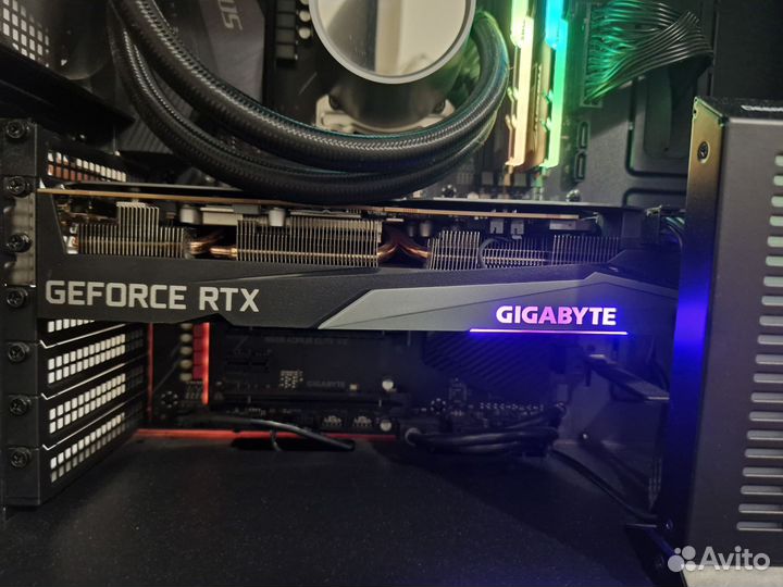 Видеокарта gigabyte RTX 3070 gaming OC (LHR) 8GD