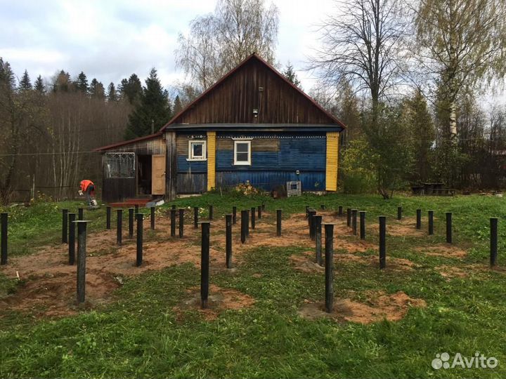 Фундамент винтовые сваи