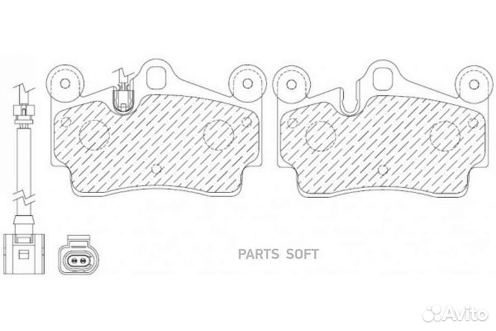 Колод. торм. диск. PN0347WS