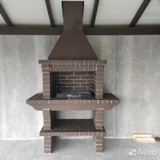 Печь барбекю / Мангал из кирпича