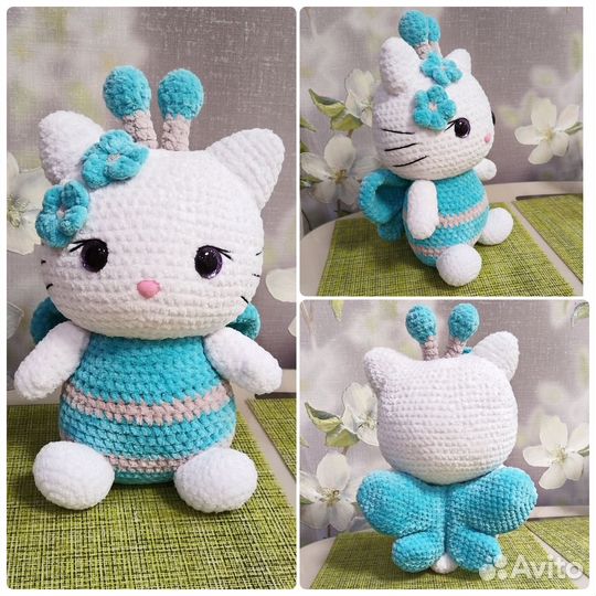 Игрушка Hello Kitty крючком