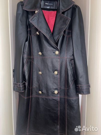 Кожаный плащ