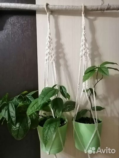 Подвесы для кашпо макраме