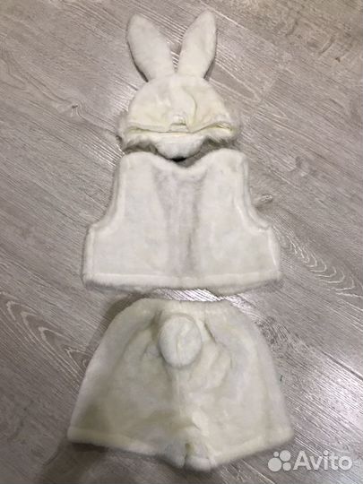 Новогодний костюм снеговика, лисички, зайчика и со