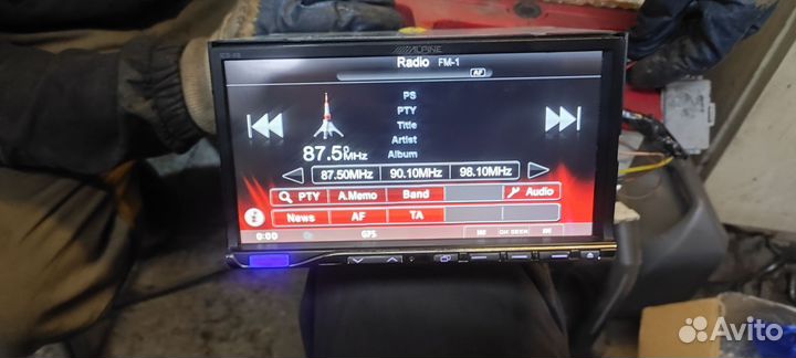 Магнитола alpine 2 din