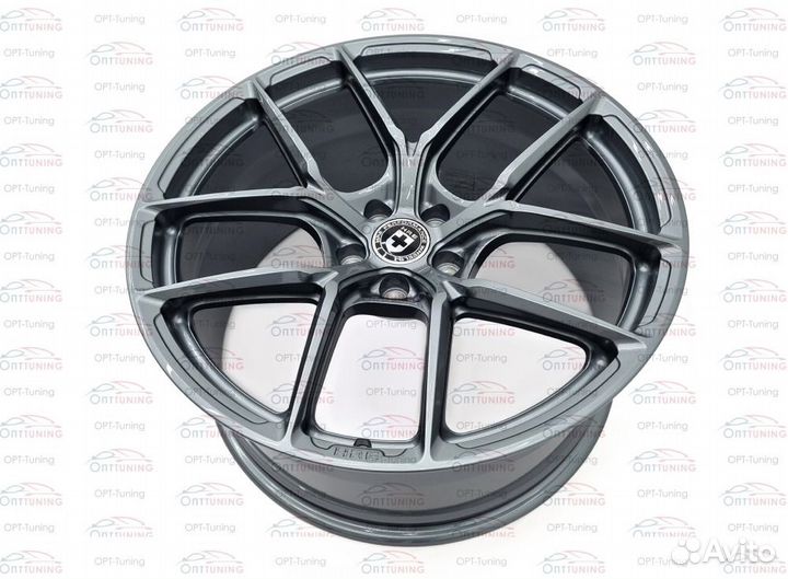 Диск кованый в стиле HRE P101 R20 9.5J графит