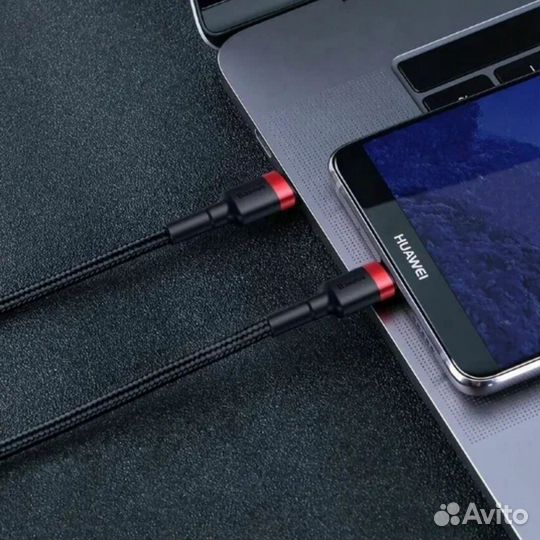 Кабель BaseusPD2.0 60W Type-C/ Type-C 2 м