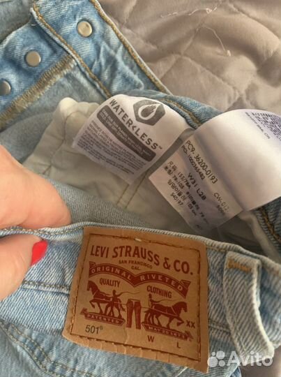 Женские джинсы levis 501 оригинал