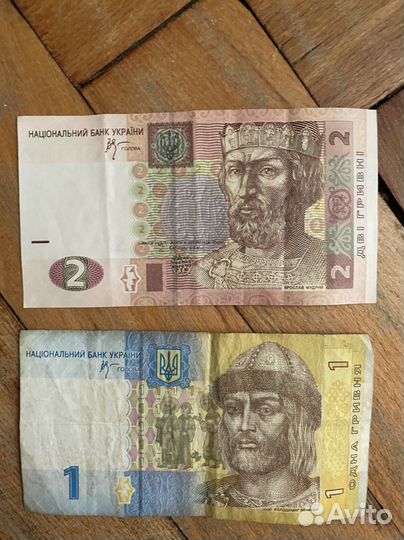 Украинские гривны