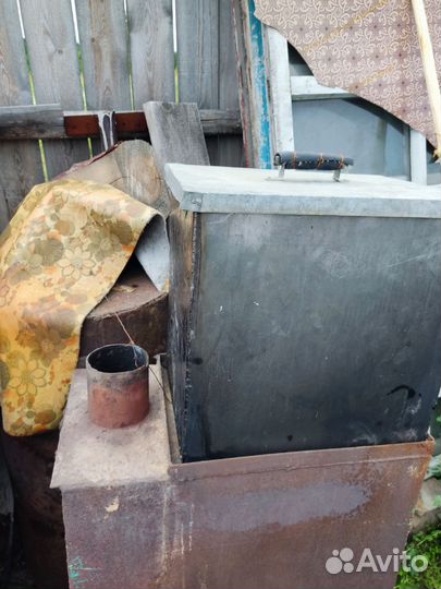 Печь для бани с баком бу