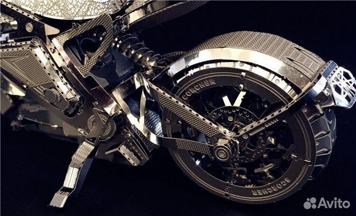 Фигурка 3D пазл мотоцикл металл конструктор