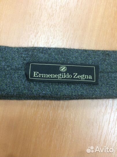 Винтажный шерстяной галстук Ermenegildo Zegna