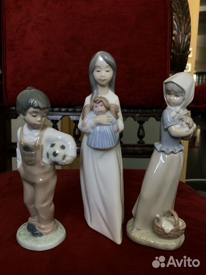 Фарфоровые статуэтки Nao Lladro