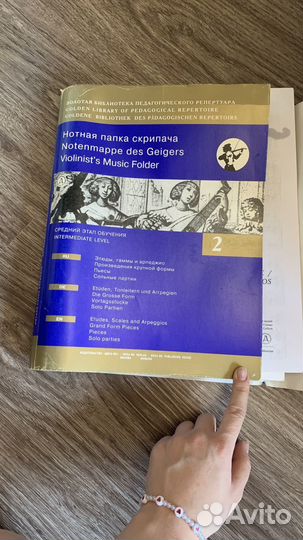 Нотная папка скрипача Notenmappe des Geigers