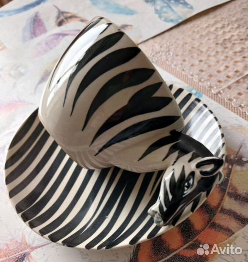 Чашка с блюдцем новые чайный комплект пара