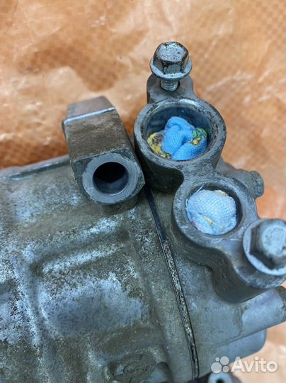 Компрессор кондиционера Renault Logan 1 2010-2013