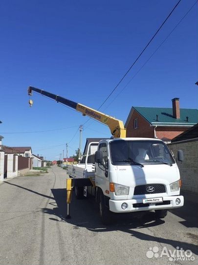 Бортовой грузовик Hyundai HD78 с КМУ ShinMaywa, 2010