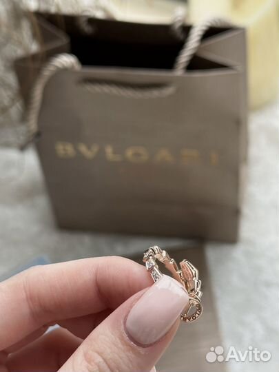 Серьги Bvlgari Serpenti 750 проба