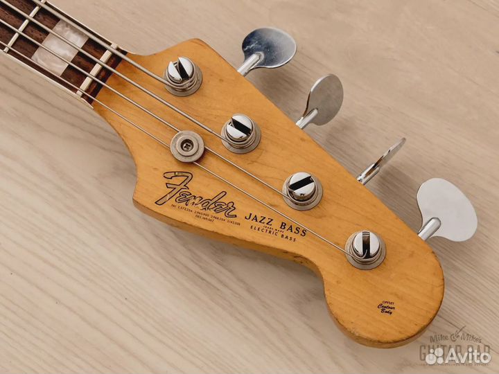 Бас-гитара Fender Jazz Bass Sunburst USA 1966 w/Ca