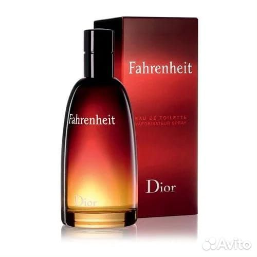 Туалетная вода Dior Fahrenheit 100мл красный