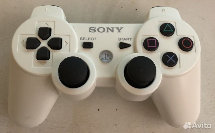 Оригинальный джойстик (Геймпад) PS3 Белый (White)