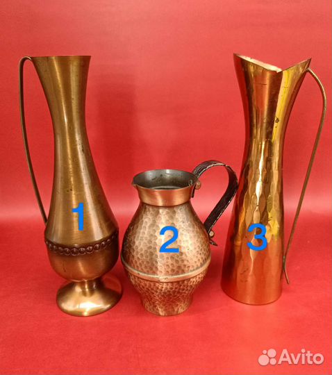 Кувшин. Ваза. Медь