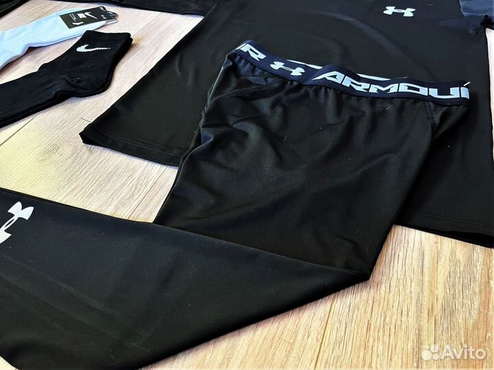 Рашгард Under Armour Black - 5/1, 2/104