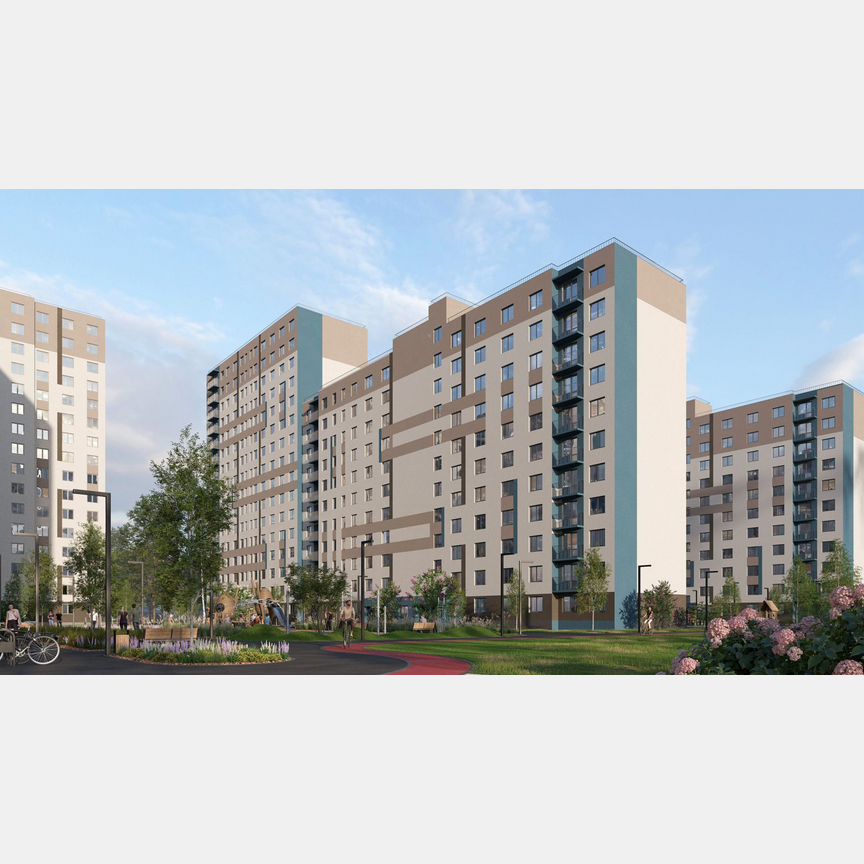 1-к. квартира, 32,1 м², 7/16 эт.