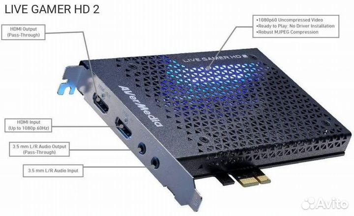 Live gamer HD 2, Карта видеозахвата AVerMedia