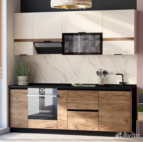 Кухонный гарнитур Дакота 11 (ширина 242 см)