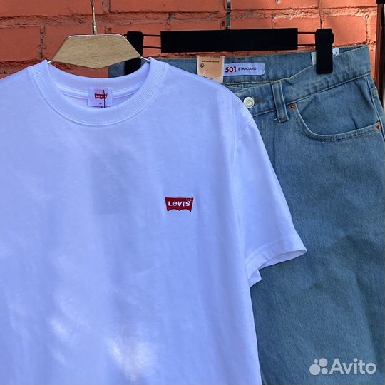 Лёгкий летний комплект футболка+Шорты Levi's