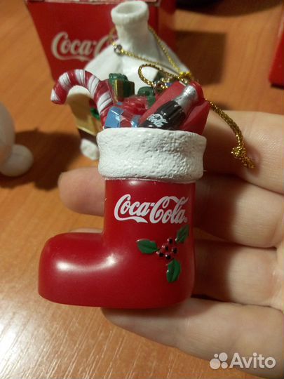 Елочные игрушки Coca cola