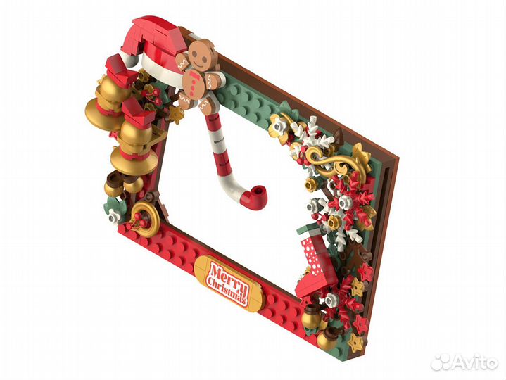 Конструктор Новогодняя рамка для фото JK5107