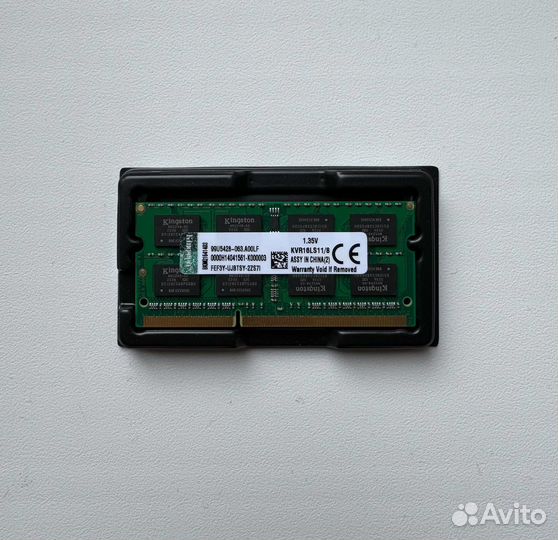 Оперативная память 8gb DDR3L sodimm ноутбук