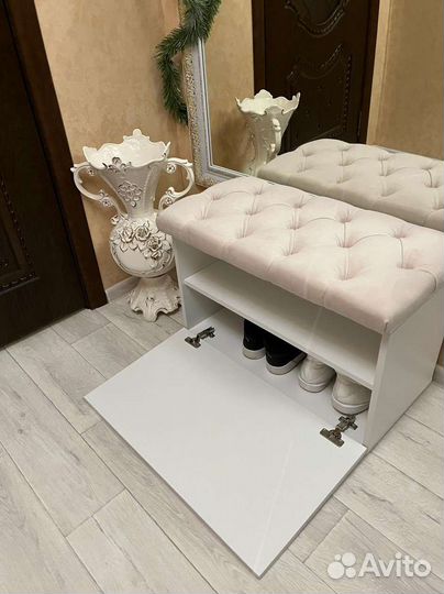 Обувница с мягкой сидушкой 70см,80см