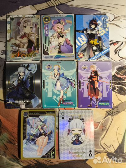 Карточки Геншин импакт