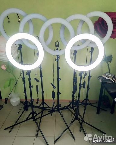 Кольцевые лампы 26,32,36, 45 см