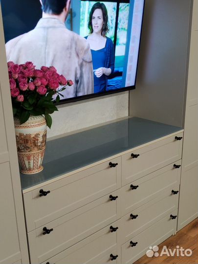 Стекло на комод 120х44 крашеное